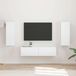 Maison Exclusive - Ensemble meuble TV, 2 pièces, 30 x 31 x 80 cm, blanc laqué