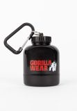 Gorilla Wear Supplement Sleutelhanger 60 gr - Zwart