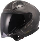 LS2 OF603 Infinity II Glossy Carbon Jethelm - Helm