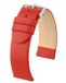Hirsh Hirsch Horlogeband Scandic Rood - Leer - 22mm