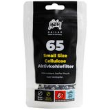 KAiLAR 65 Black cellulose actieve koolfilter Slim (6 mm) met veganistische actieve kool uit kokosnootschillen. Voor een minder schadelijke stoffen en een zachte rookervaring