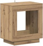 vidaXL Bijzettafel Artisanaal eiken 60 x 40 x 65 cm