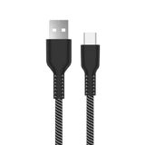 Ewent EC1134 USB-kabel USB 2.0 1 m USB A naar USB C Zwart, Wit