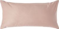 Homescapes Taie d'oreiller en satin de luxe 40x80 cm – Beige – 100% Coton Égyptien – Densité de fils 1000