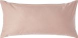 Homescapes Taie d'oreiller en satin de luxe 40x80 cm – Beige – 100% Coton Égyptien – Densité de fils 1000
