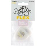 Dunlop Tortex Flex Triangle plectrums 0.73 mm 6 stuks