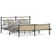 VidaXL Bedframe Sonoma Eiken 183x213 cm