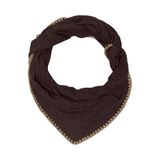 ONLY ONLLEA LIFE EMBROIDERY SCARF NOOS ACC - Chocolate Torte