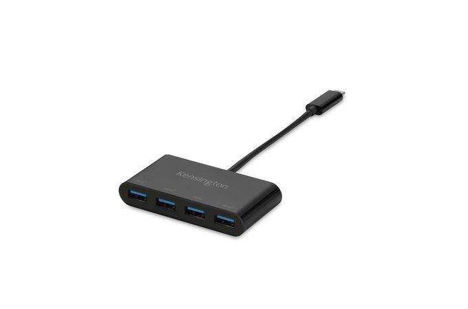 Kensington CH1200 USB-C 4-Port Hub - 10Gbps - Black