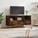 Maison Exclusive - meuble TV en chêne fumé, 102x36x50 cm, fabriqué en panneaux de particules