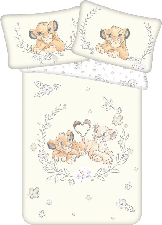 Disney Lion King Baby Dekbedovertrek - 100 x 135 cm - Katoen