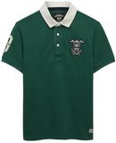 Superdry Vintage Pique Rugby Korte Mouw Poloshirt Groen S Man