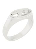 DIESEL Ring zilver