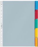 Durable Tasregister 10-Delig A4 Kunststof Transparant