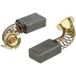 Vhbw 2x Balais de charbon pour moteur 6 x 10 x 15mm compatible avec Makita 4014 Nv, 402, 4100 Nb, 4100 R, 4114 N, 5600 Nb outil électrique