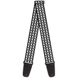 Buckle-Down GS-W31911 Gitaarband - Studs - 2" Breed - 29-54" Lengte