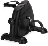 Fitby Stoelfiets - Bureaufiets - Hometrainer - Mobiliteitstrainer - LCD Monitor - Fitness Fiets - Zwart