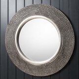 Milton & Oldbrook Zurich Wandspiegel - Ø 80 cm - Grijs