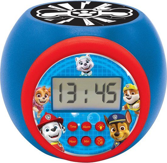 Lexibook The Paw Patrol Projector Radioklok - Rood