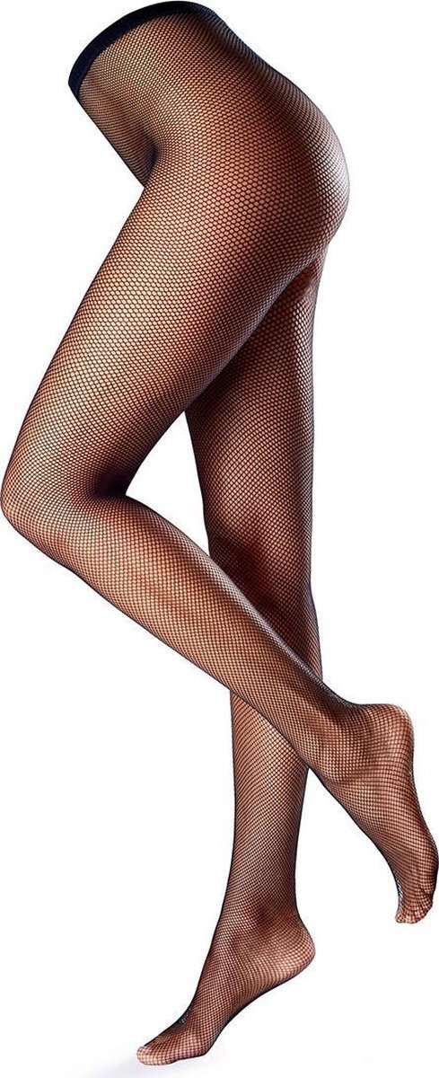 Oroblu - Dames - Tricot Fishnet Panty - Zwart - L