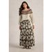 White Stuff Phoebe Jacquard Jupe Longue Vert Multi