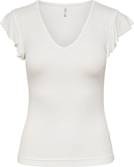 ONLY ONLBELIA S/L TOP JRS NOOS Dames - XL - Cloud Dancer