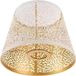 OEM HORCONDORM S.R.L. Kleine moderne vloerlamp E27/E26 - wit ijzeren bloemmotief kap - afmeting 13×19×15 cm - geschikt voor woonkamer