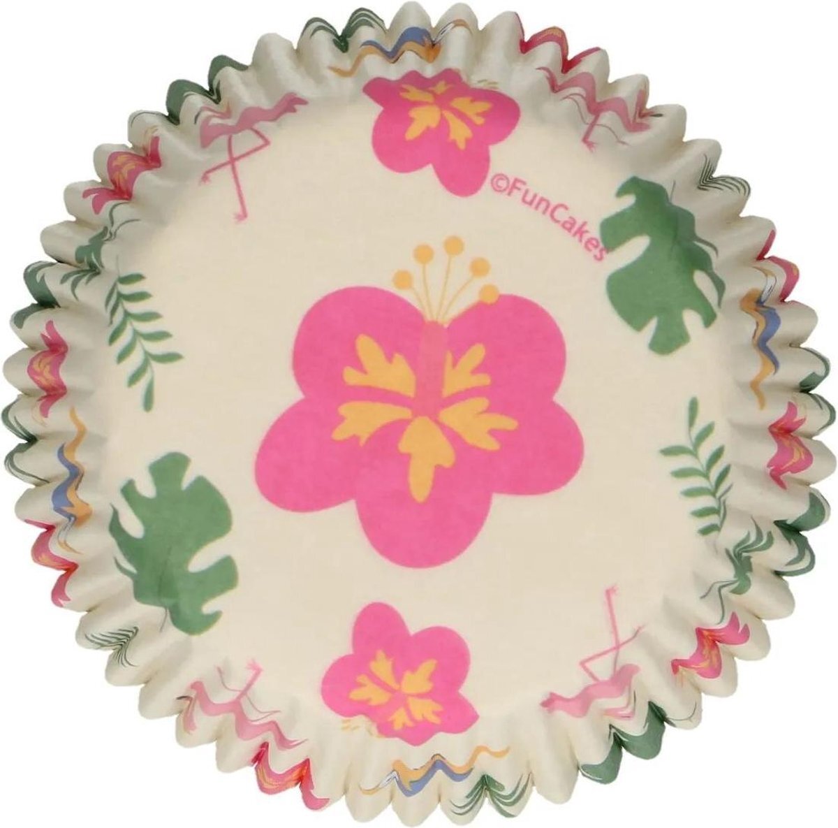 FunCakes Baking Cups Tropical: Perfect voor Tropische cupcakes, Cupcakes en meer, Taart decoratie, pk/48