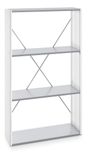 Bott Verso Stellingkast | Met 4 Legborden | RAL 7035 - 46003001.16