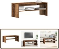 vidaXL - Tv-meubel - 100x40x40 - cm - bewerkt - hout - oud - houtkleurig