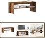 vidaXL - Tv-meubel - 100x40x40 - cm - bewerkt - hout - oud - houtkleurig
