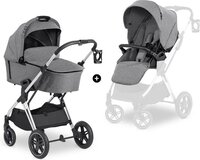 Hauck Vision X Set - 3-in-1 Kinderwagen - Grijs