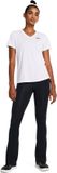 Under Armour Tech SSV - Solid Dames Sportshirt - Wit - Maat S