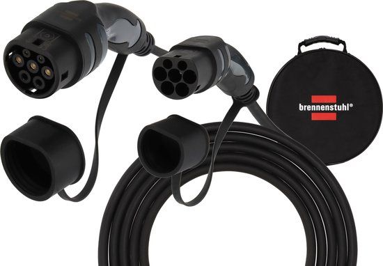 Brennenstuhl EV type 2 laadkabel 22kW 5m zwart