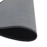 VidaXL Vloerkleed rond 100 cm bamboe zwart