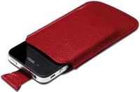 Assmann LEATHER CASE F/IPHN4 and IPOD Red