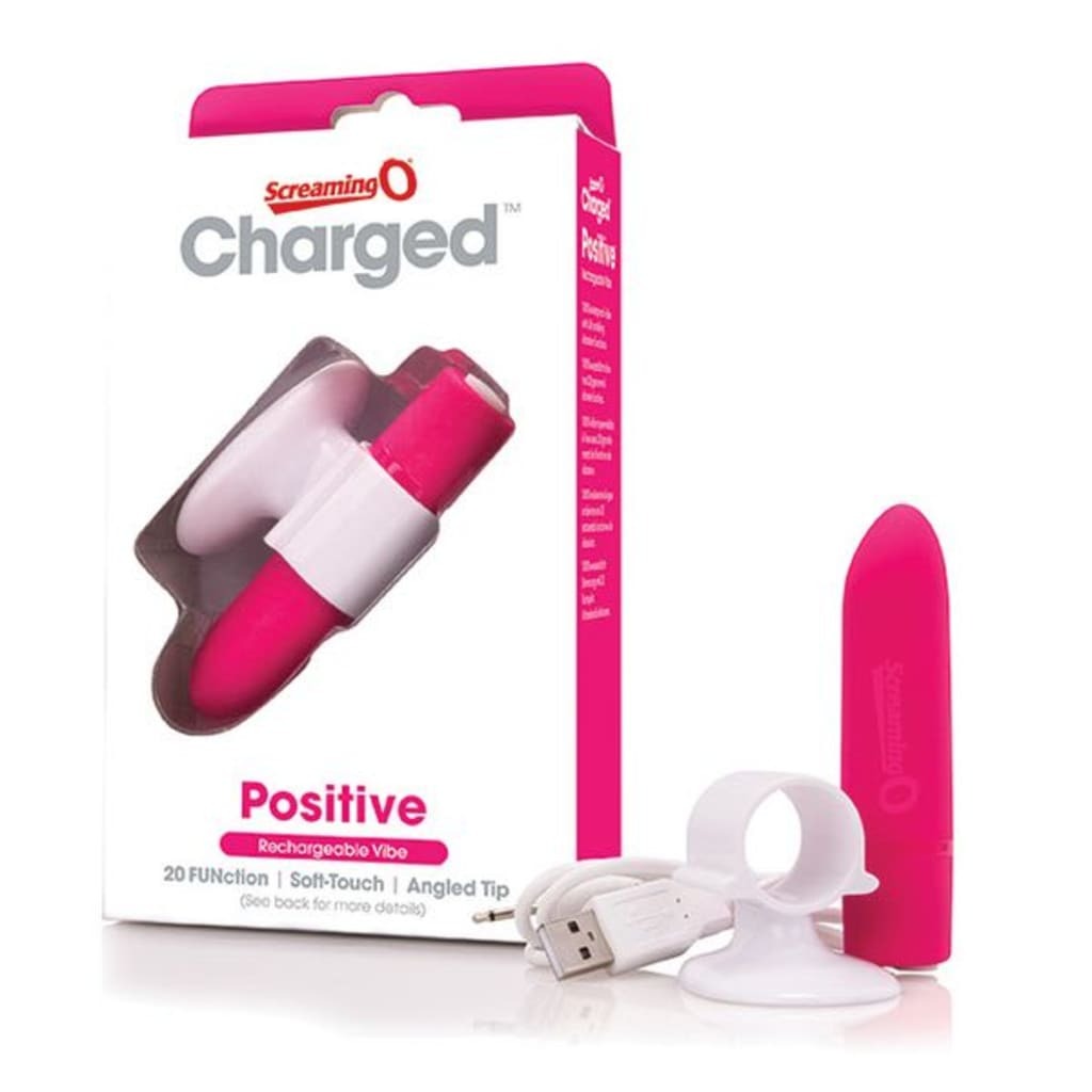 - Charged Positive Vibrator Aardbei The Screaming O SCPVST