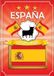 Bellatio Decorations Affiche Viva Espagne - Thème Drapeau National Décoration - Articles de Fête Espagnols - 59 x 42 cm