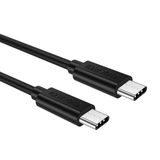 Choetech CC0001 USB-C naar USB-C kabel, 0.5m, zwart