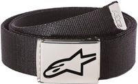 Alpinestars Ageless Web Belt Zwart/Chroom Heren