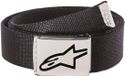 Alpinestars Ageless Web Belt Zwart/Chroom Heren