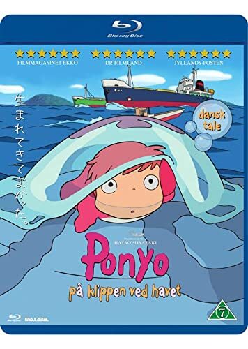 MIS LABEL Ponyo på klippen ved havet (Blu-Ray)