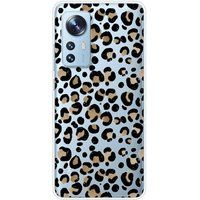 1001 coques Xiaomi Bedrukt siliconen hoesje compatibel met Xiaomi Mi 12, Xiaomi Mi 12X Leopard