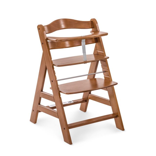 Hauck Alpha+ Kinderstoel - Gecapitonneerde zitting - Hout