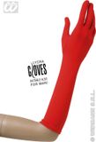 Finidi Handschoenen Lycra 37cm Rood