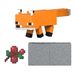 Mattel Minecraft Redstone Charged Fox Figurine