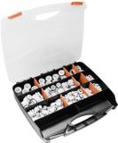 Quadrios 2102CA116 Wartel assortiment PA66 Wit 224 stuk(s)