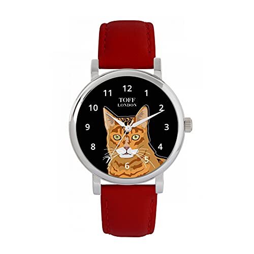 Toff London Ginger Bengal Head Cat Watch