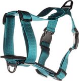 Harnas Flamingo Zorba H-harnas - Harnas Honden - Turquoise S 40-55cm 25mm