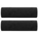 vidaXL Sierkussens 2 st 15x50 cm fluweel zwart